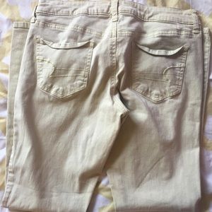 American eagle size 8 stretch straight jeans